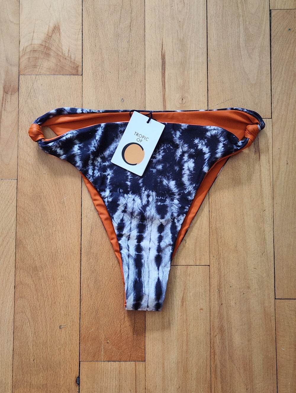 NWT Tropic of C Sana High Cut Reversible Bikini Bottoms - S